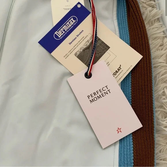 NWT perfect moment striped belted ski suit - Picture 6 of 8